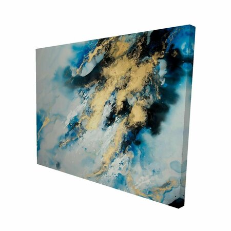 FONDO 16 x 20 in. Blue Marble-Print on Canvas FO2778568